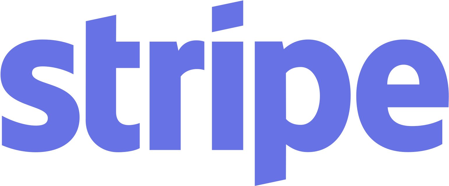 We accept stripe