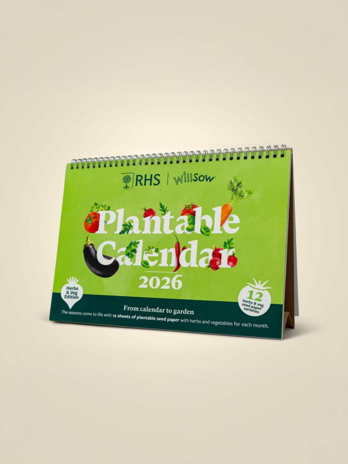 NEW! Plantable Veg & Herb Desk Calendar (A4)